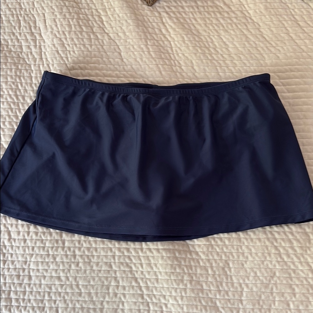 Navy Blue Swim Skirt